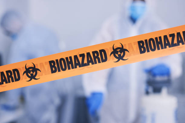 Professional Biohazard Cleanup technician working in Ayden, NC
